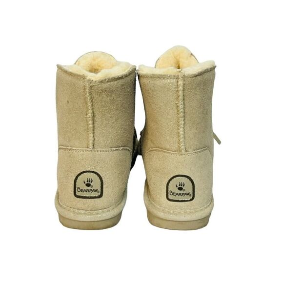 Bearpaw Christie Suede Upper Wool Blend Lining Sheepskin Boots Size 6 - Picture 3 of 8